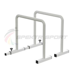 Купить Брусья напольные хайлетсы Spektr Sport цв. белый в Арсеньеве 