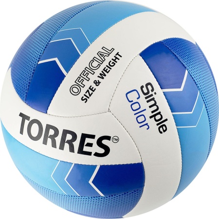Купить Мяч волейбольный Torres Simple Color любительский р.5 в Арсеньеве 